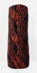 Bombay Dyeing Gama 450 Gsm | 100% Cotton Large Size Bath Towel Collection (Gama Large Swirl) - Black & Rust
