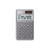Casio Sl-1000sc-gy Portable Calculator (Grey) | Pocket Size Colorful, Stylish Calculator, 1 Warranty Term Sheet
