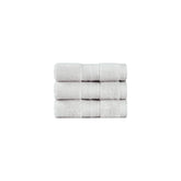 Mytrident Face Towels 600 Gsm | Nectar Soft Collection Wash Towel For Men & Women Face Towels - Damon Grey (3 Pcs)