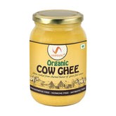 100% Pure Cow Ghee Cow Ghee By Umanac | Traditional Hand Churned Bilona Method Desi Ghee Good For Glowing Skin | (500ml) 16.9 Ounce | Jar Pack
