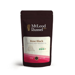McLeod Russel 1869 Rose Black Tea - 100gm, 3.5 Ounce, 40+ Cups | Floral Freshness Natural Glow - Rose Petals, Hibiscus Petals | Medium Caffeine