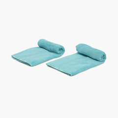 Home Centre Sapphire Super Absorbent Hand Towel 400 Gsm - 2 Pcs (Blue)