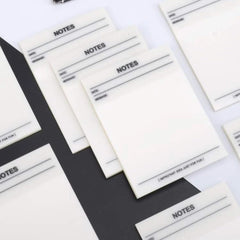 Transparent Note Sticky Note Pads, Waterproof Self-Adhesive Transparent Sticky Note - 50 Pieces
