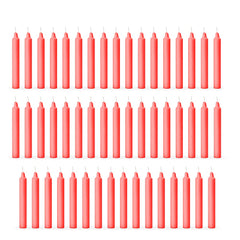 RED STICK CANDLES SET OF 50 | PERFECT FOR DIWALI WISH GIFT CANDLES