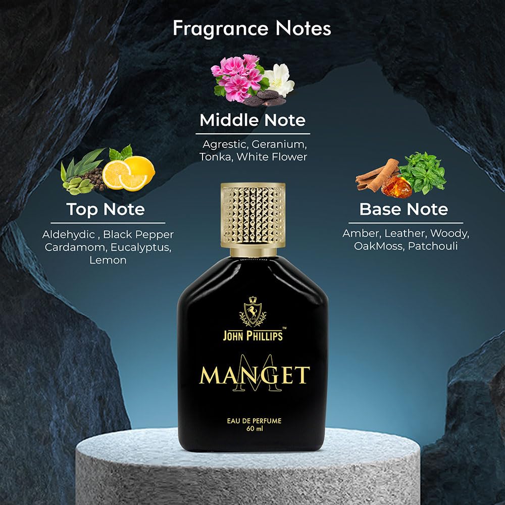 John Phillips Chocolate + London In Style + Manget Eau De Parfum 60ml 2 Fl.oz. Each Pack Of 3 | Long Lasting Fragrance For Unisex John Phillips Chocolate + London In Style + Manget Eau De Parfum 60ml 2 Fl.oz. Each Pack Of 3 | Long Lasting Fragrance For Unisex