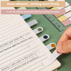 Sticky Notes, Writable Index Tabs, Memo Stickers, Waterproof For Books, Folders - 200 Pieces