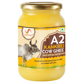Organic A2 Kankrej Cow Ghee By Umanac | Traditional Hand Churned Bilona Method Desi Cow Ghee Good For Parathe | (500ml) 16.9 Ounce | Jar Pack