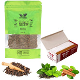 Natural & Ayurvedic Herbal Smoking Blend 1 Pack 1 Oz/ 30g With T-Tube-Yellow (200 Pcs Per Box) - Tobacco-Free & Nicotine-Free Smoking Mixture