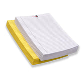 Wide Ruled 10.5x8.5 - Inch, 50-Sheet Lined Writing Note Pad, Canary (White) Pack Of 12