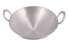 Pure Aluminium Kadhai, Kadai, Frying Pan For Cooking Deep Fry Combo Of 3 Kadai - 6 Liters, 7 Liters & 8 Liters | Gas Stovetop Compatible
