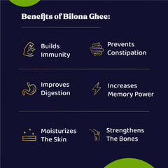 100% Natural A2 Bilona Desi Cow Ghee By Sutirth | Rich In Taste & Nutrients Made With Traditional Bilona Method Desi Ghee Perfect For Garnish Dishes | (500ml) 16.9 Ounce | Jar Pack