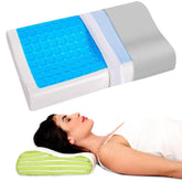 Orthopedic Cervical Pillow For Neck & Shoulder Pain Relief, White Color | Ergonomic Memory Foam Pillows For Sleeping | Ideal For Spinal Alignment Spondylitis & Contour Pillow - Design 5