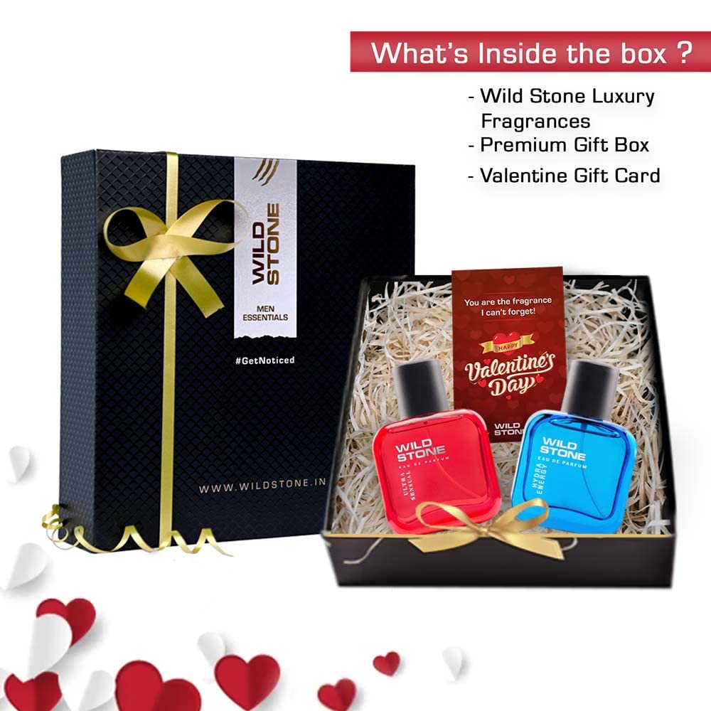 Wild Stone Hydra Energy & Ultra Sensual Eau De Perfume For Men 100ml 3.4 Fl.oz. | Best Gift For Valentine Gift Wild Stone Hydra Energy & Ultra Sensual Eau De Perfume For Men 100ml 3.4 Fl.oz. | Best Gift For Valentine Gift