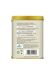 Makaibari Tea Treasures Silver Green Darjeeling Green Tea - 100gm Tin Caddy, 3.5 Ounce | USDA Certified Premium Loose Long Leaf Green Tea - Medium Caffeine Loose Leaves