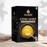 Organic Cow Ghee By Auric | Healthy & Delicious Nutrients Lab Certified Desi Ghee Good For Heart Health | (1 Litr) 33.8 Ounce | Box Pack