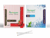 Aarogyam Herbals Pack Of 2 Flavours 100% Tobacco & Nicotine Free Cigarette For Relieve Stress & Mood Enhance Product Mint, Strawberry - 10 Sticks X 2 Packets