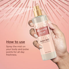 Bella Vita Luxury Glam Woman Body Spray Mist 150ml 5.0 Fl.oz. Long Lasting | Luxury Collection