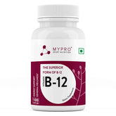 Mypro Sport Nutrition Vitamin B12 Veg Capsules - Normal Energy Production & Metabolism, Immune System Support - Brain And Nervous Support | 100 Veg Capsules , 150gm 0.3lbs