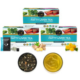 Teacurry Caffeine Free Fatty Liver Tea - Pack Of 3 X 30 Individually Wrapped Tea Bags | Delicious Peppermint Giloy Tea - Supports Liver Wellness