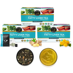 Teacurry Caffeine Free Fatty Liver Tea - Pack Of 3 X 30 Individually Wrapped Tea Bags | Delicious Peppermint Giloy Tea - Supports Liver Wellness