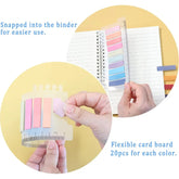 Sticky Tabs, Morandi Bookmark Index Flags Sticky Notes, Waterproof Writable Sheets - 600 Pcs