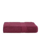 Creeva Classic Cotton Bath Towel 550 Gsm - Deep Wine