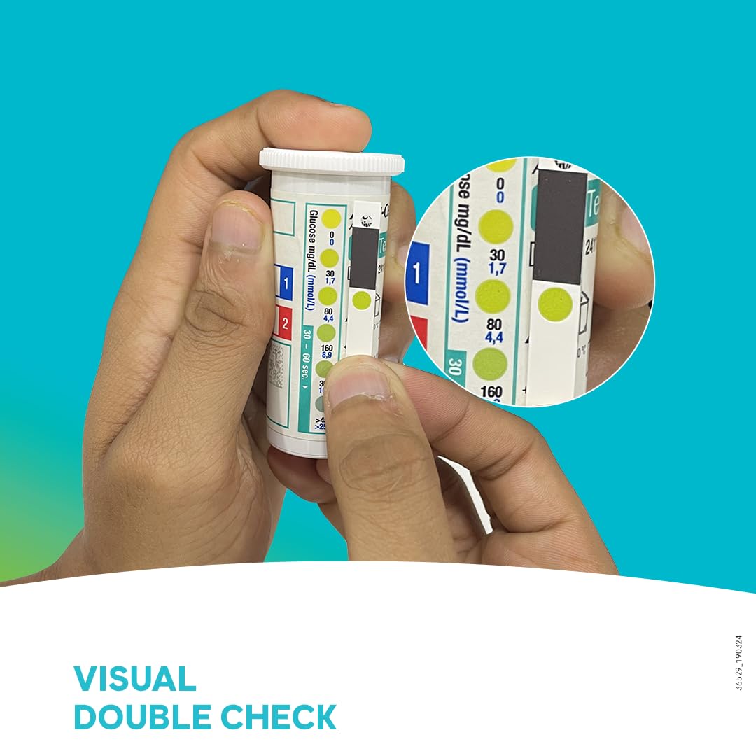 Accu-Chek Active Test Strips - Pack Of 100 Strips | For Use With Accu-Chek Active Glucometer Accu-Chek Active Test Strips - Pack Of 100 Strips | For Use With Accu-Chek Active Glucometer