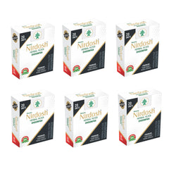 Premium Flavored Herbal Filter Dhoompan Sticks - Pack Of 6X 20 Pcs Herbal Cigarette | Bidi Sticks Rolled In Tendu Leaves, Non-Addictive Sticks - Tobacco Free & Nicotine Free