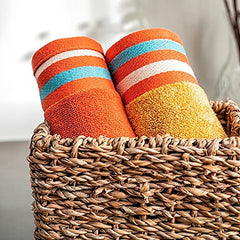 Ddecor Cotton Hand Towel 400gsm (Gold)- Pack Of 2