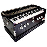 Harmonium Musical Instrument - 7 Stopper, 39 Keys, Double Fold Bellow, Two Reeds (Bass+ Male) | Two Side Carry Handles, Jaali Frame On Keys