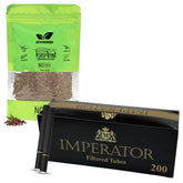 Natural & Ayurvedic Herbal Smoking Blend 1 Pack 1 Oz/ 30g With Seduce-Black-Tube 200 Tubes Per Box - Tobacco-Free & Nicotine-Free Smoking Mixture