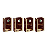 Herbal Cigarette Rolled In 100% Organic Natural Paper & Made With Herbal Ingredients - Pack Of 4X 20 Cigarettes | Clove Mint Flavored Tobacco Free & Nicotine Free Herbal Smoke