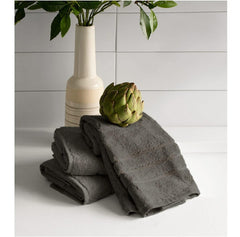 House Of Oraz Bamboo Hand Towel 1500 Gsm | Ultra Soft, Super Absorbent & Antibacterial Quick Dry, Lint-Free Towel | Set Of 3 (Grey)