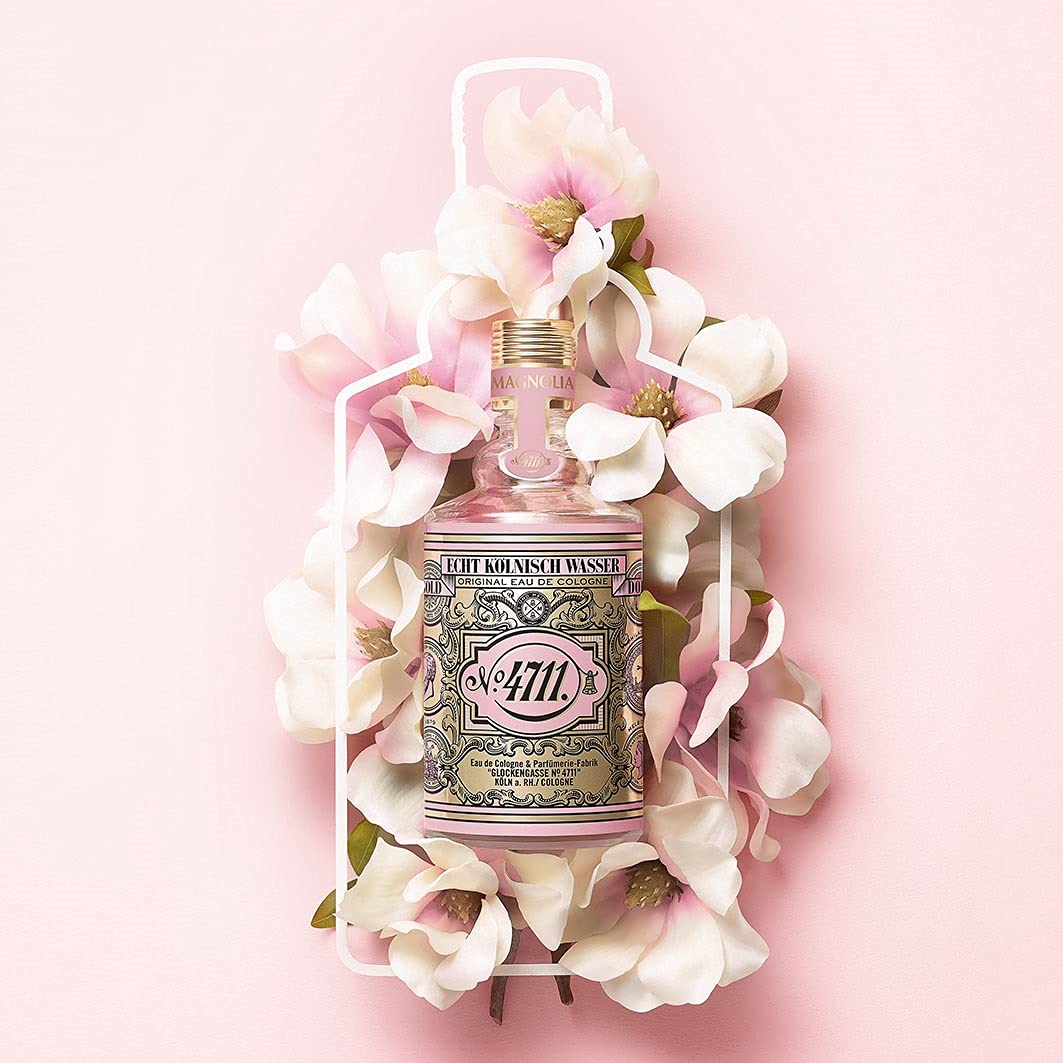 4711 Floral Collection Magnolia Eau De Cologne 100ml 3.4 Fl.oz. | Gift For Wife | Long Lasting Fragrance 4711 Floral Collection Magnolia Eau De Cologne 100ml 3.4 Fl.oz. | Gift For Wife | Long Lasting Fragrance