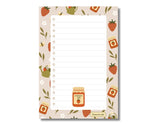A5 Notes/To Do List Notepad, Beautiful Checklist Pad, Tear-Off Sheets (Strawberry Jam) Pack Of 1