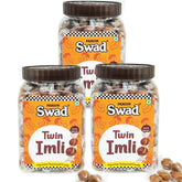 Panjon Swad Twin Imli Candy 1.2kg, (400gm *3) | Khatti Meethi Imly | Jar Pack