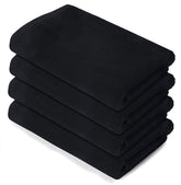 Kuber Industries Cotton Bath Towel 1800 Gsm (Black)- Pack Of 4