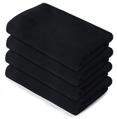 Kuber Industries Cotton Bath Towel 1800 Gsm (Black)- Pack Of 4
