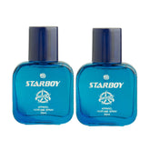 JD International Star Boy Blue Apparel Unisex Perfume With Long Lasting Fragrance - Pack Of 2 X 30ml, 1.02 Fl.oz. Each | Perfume For Men & Women