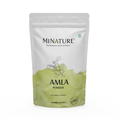 Mi Nature Amla Powder Amalaki Or Indian Gooseberry Non - Gmo Pure & Natural Raw, Vegan, Gluten Free, Made In India Preservatives Free | 227gm 0.5lbs