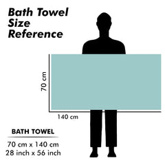 Urbanleaf Microfiber Large Bath Towel 300 Gsm | Quick Dry Super Absorbent - Bath Towel For Men & Women | Light Green & Pink | Pack Of 2