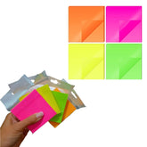 200 Sheets Transparent Multi Color Sticky Notes, Self-Stick Note - 3 X 3 Inch, Pack Of 4