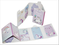 Unicorn Sticky Notes Book Shape Sticky Notes (Pack Of 1, Multicolor, 6 Notes)