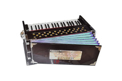 Musical Instruments Harmonium With Free Bag - 9 Stopper, Double Bellow, 42 Hard Keys, Two Reeds (Base- Male) | Tuning 440 Standard Pitch