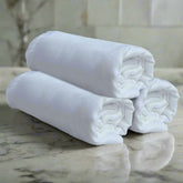 Heelium 100% Bamboo Bath Towel 1200 Gsm | Ultra Soft & Lightweight Highly Absorbent & Fast Drying Turkish Bath Towel (Pack Of 3)- White