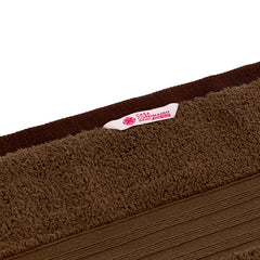 Casa Copenhagen Egyptian Cotton Zero Twist Hand Towel 400 Gsm (Brown) -2 Pcs