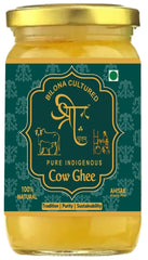 100% Natural Bilona Cultured Indigenous Cow Ghee By Shree Ghritam | Good Source Of Healthy & Nutritious Desi Cow Ghee For Brain Health | (1 Litre) 33.8 Ounce | Jar Pack