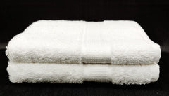 Bombay Dyeing Plain Santino 500 Gsm Cotton Hand Towel Set - White (2 Piece)