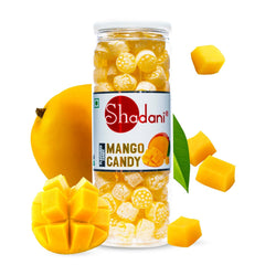 Shadani Combo Pack Litchi Candies & Mango Candies Mouth Freshener Candies Fruity Digestive Sweets (2 X 200gm Jars),
