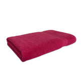 Spaces 100% Cotton Large 450 Gsm Dobby Solid Bath Towel (Pink)